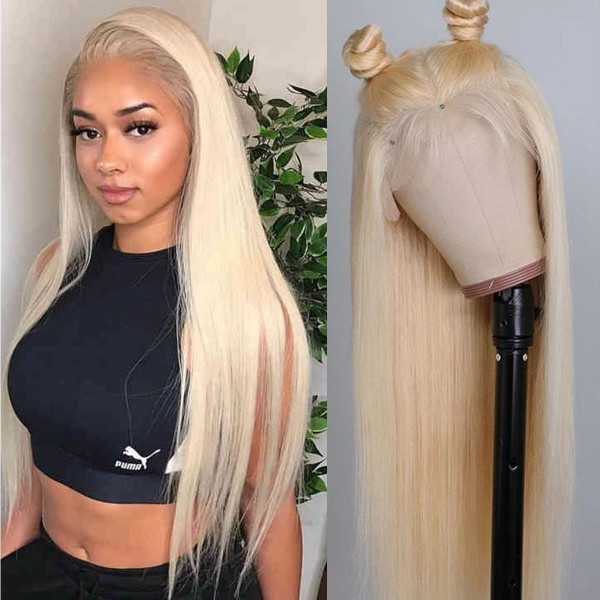 Wanna Become A Blonde Girl? Here you go! #613 Blonde Virgin Human Hair Invisible Transparent Lace 13