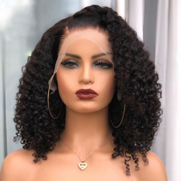 Royalty Hair Pre Plucked 360 Lace Frontal Wig Brazilian Curly Hair (w115)