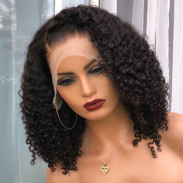 Royalty Hair Pre Plucked 360 Lace Frontal Wig Brazilian Curly Hair (w115)