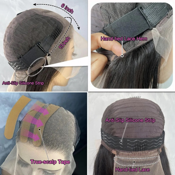 Only for Member Curly hair Wigs!!! Royalty Hair 13x6 human Lace Front Wigs Pre Plucked (z18)