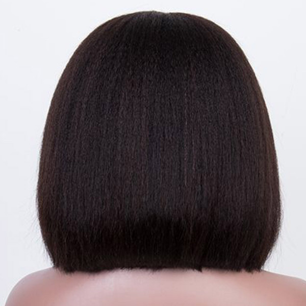 Only for Member Kinky straight hair Wigs!!! Royalty Hair 13x4 human Lace Front Wigs Pre Plucked (z16