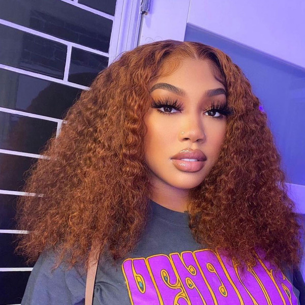What A Bomb Wig With This Color! 10 Inch-12 Inch Virgin Human Hair 13*4 Frontal Wigs! Buy Now, Pay L