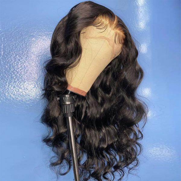 Royalty Hair 360 Lace Frontal Human Hair Wigs Brazilian Wave Hair With Baby Hair (w613)