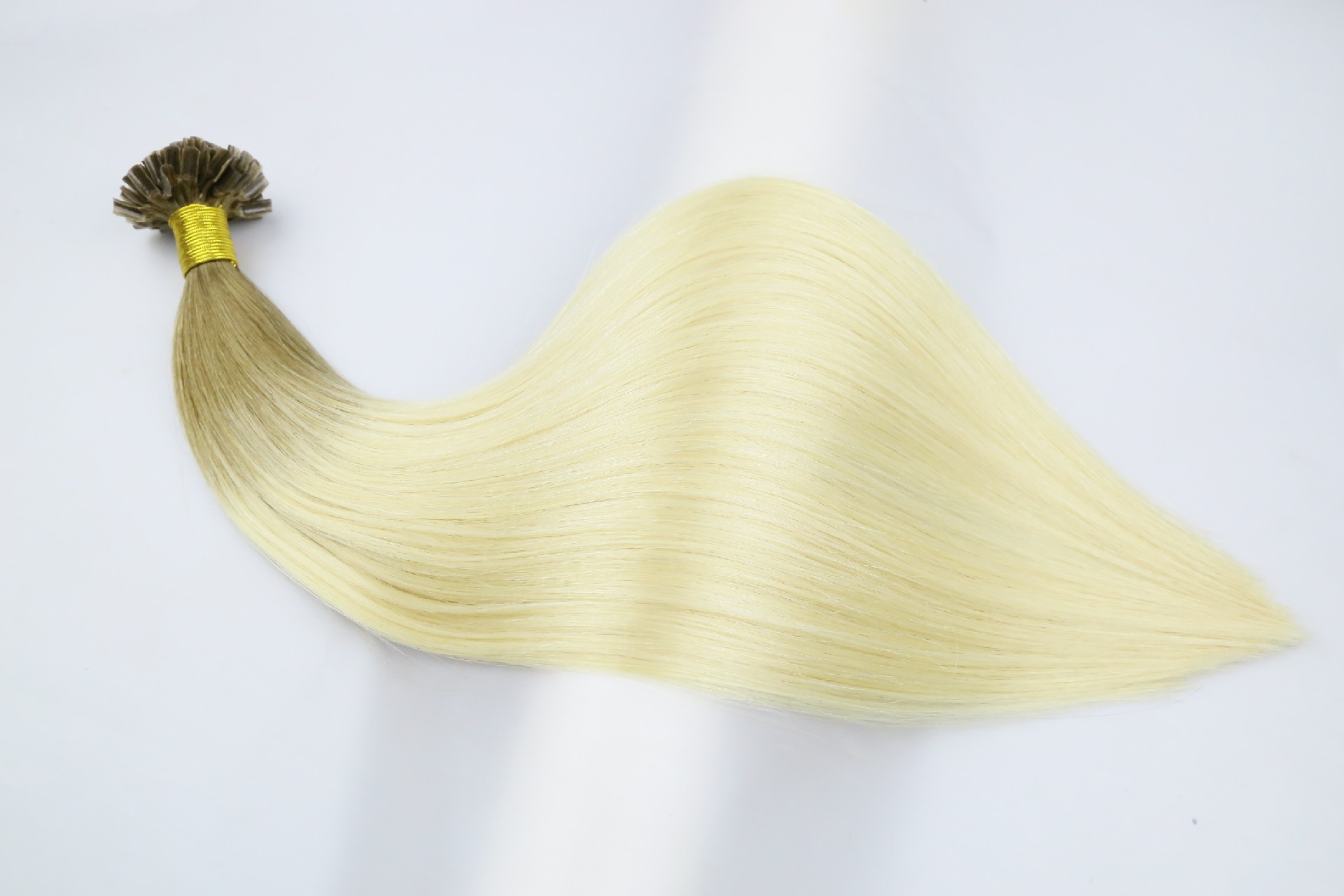 Factory wholesale keratin hair pre bonded hair extensions U tip Raw human hair 18inch T6-60#