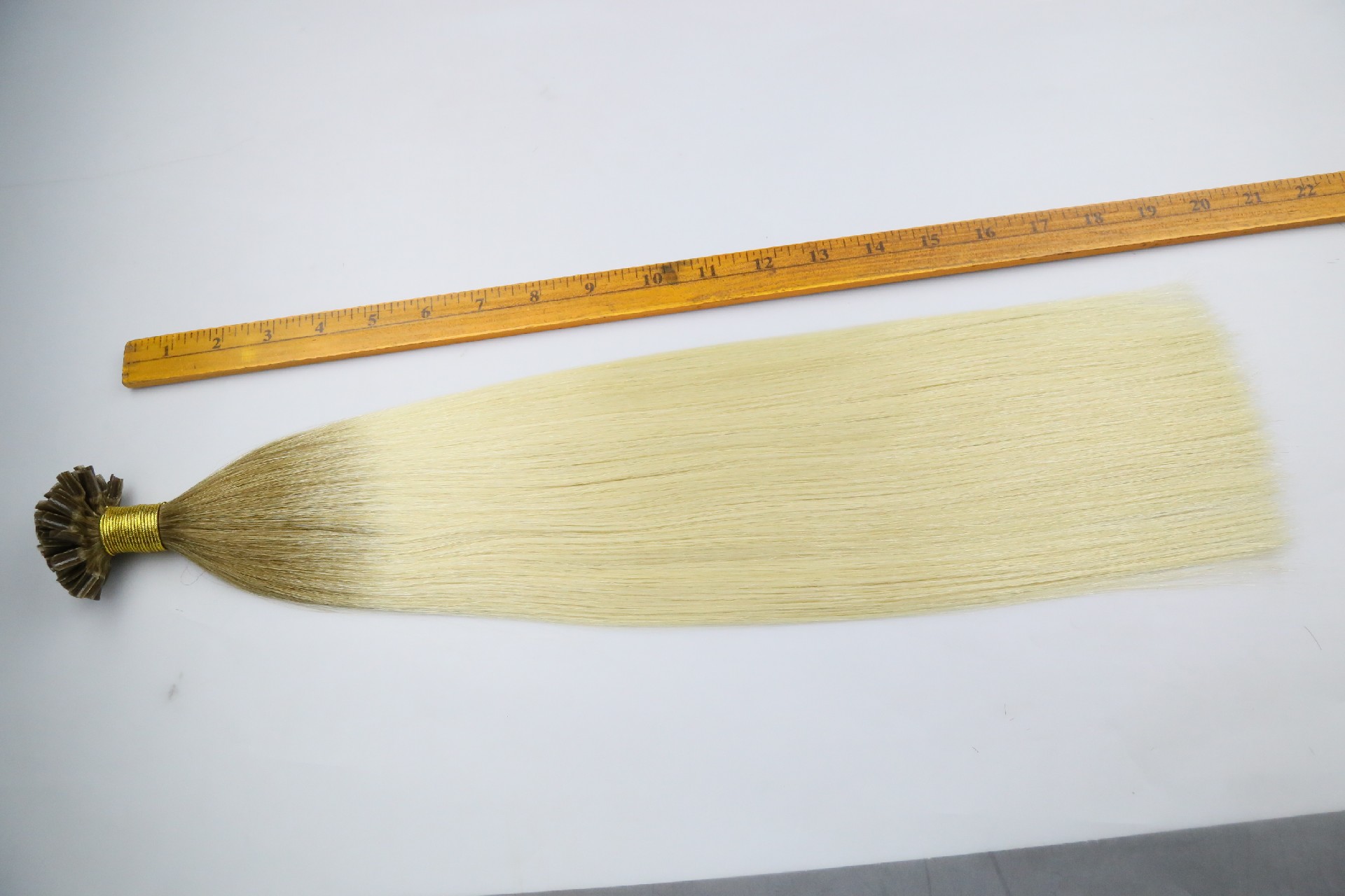 Factory wholesale keratin hair pre bonded hair extensions U tip Raw human hair 18inch T6-60#