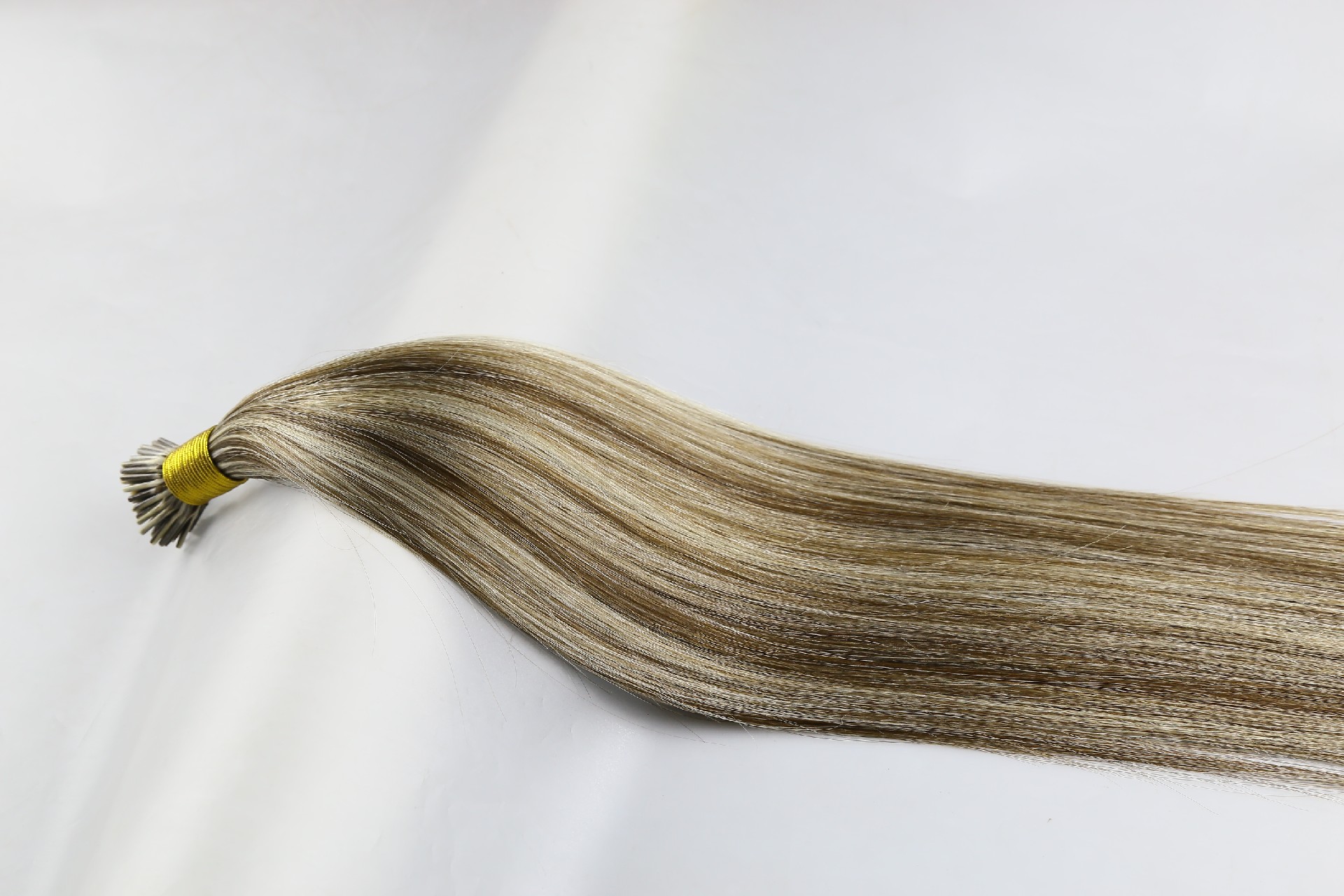 18inch P4-613# Luxury Top quality 100% human hair double drawn hair extensions I tip hair