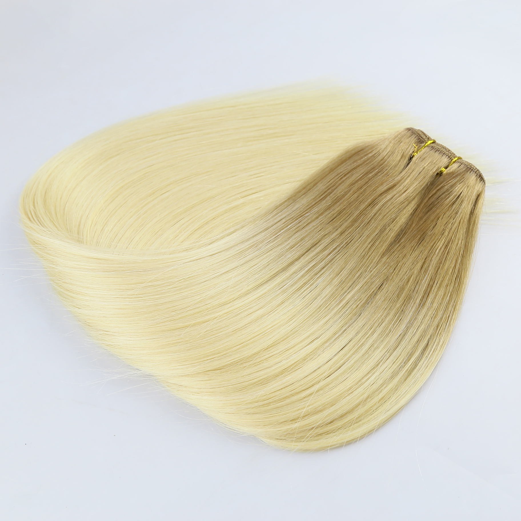 Cuticle Aligned Hair Unprocessed Brazilian raw hair bundle  18inch T8-60#