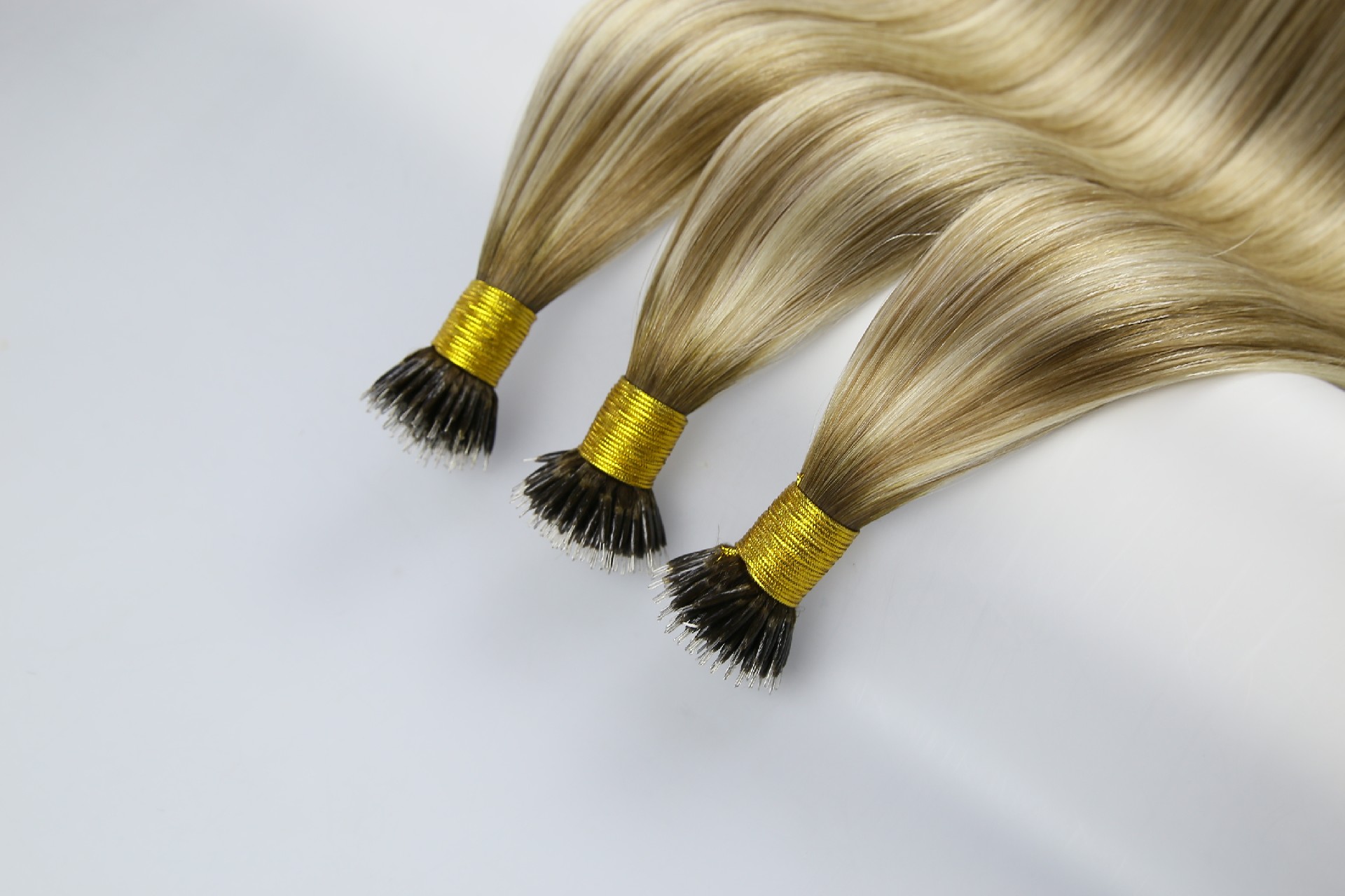 Nano Ring Hair Extensions virgin cuticle 18inch T4P8-1001#