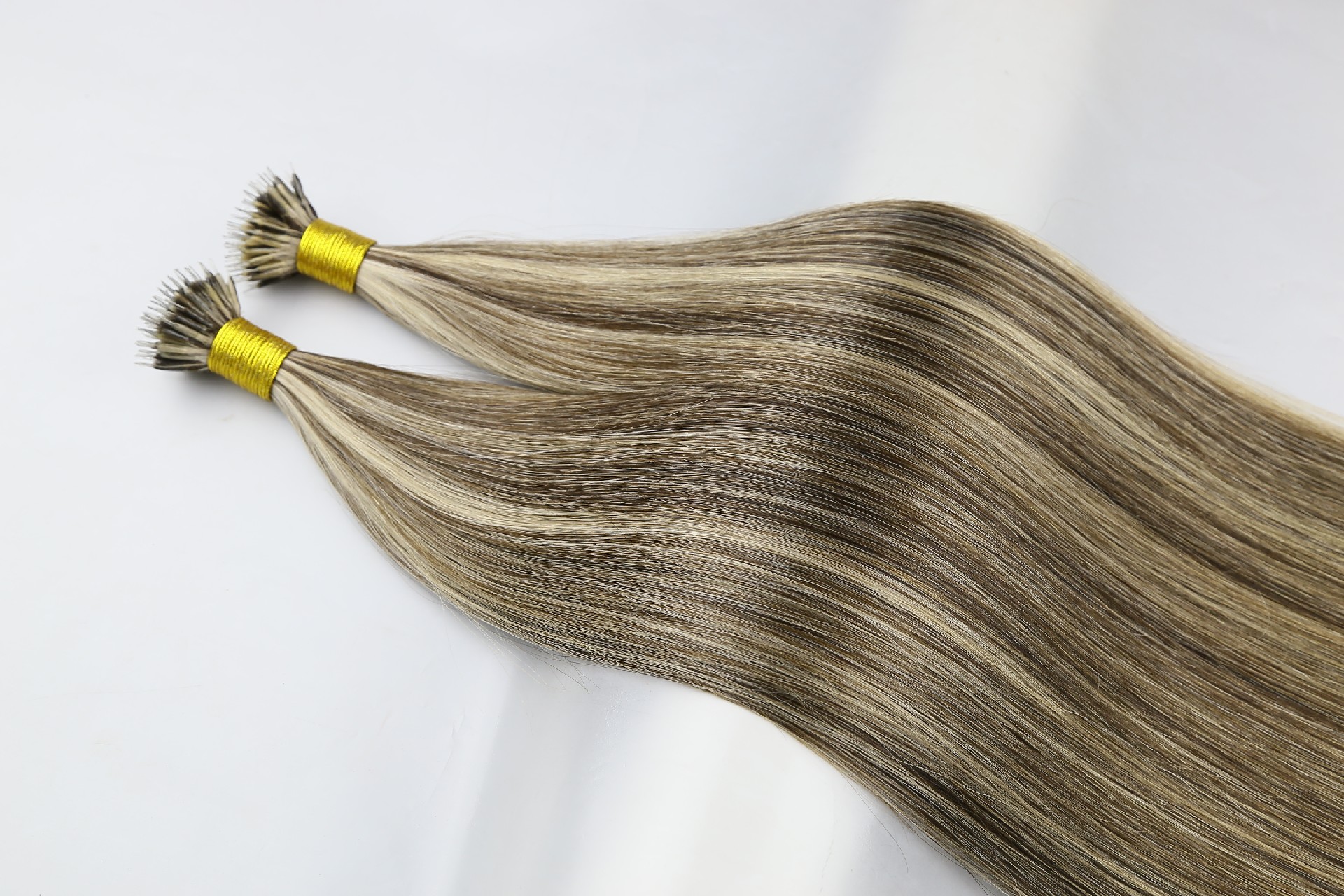 20inch P2-18# Nano Ring Hair Extensions virgin cuticle