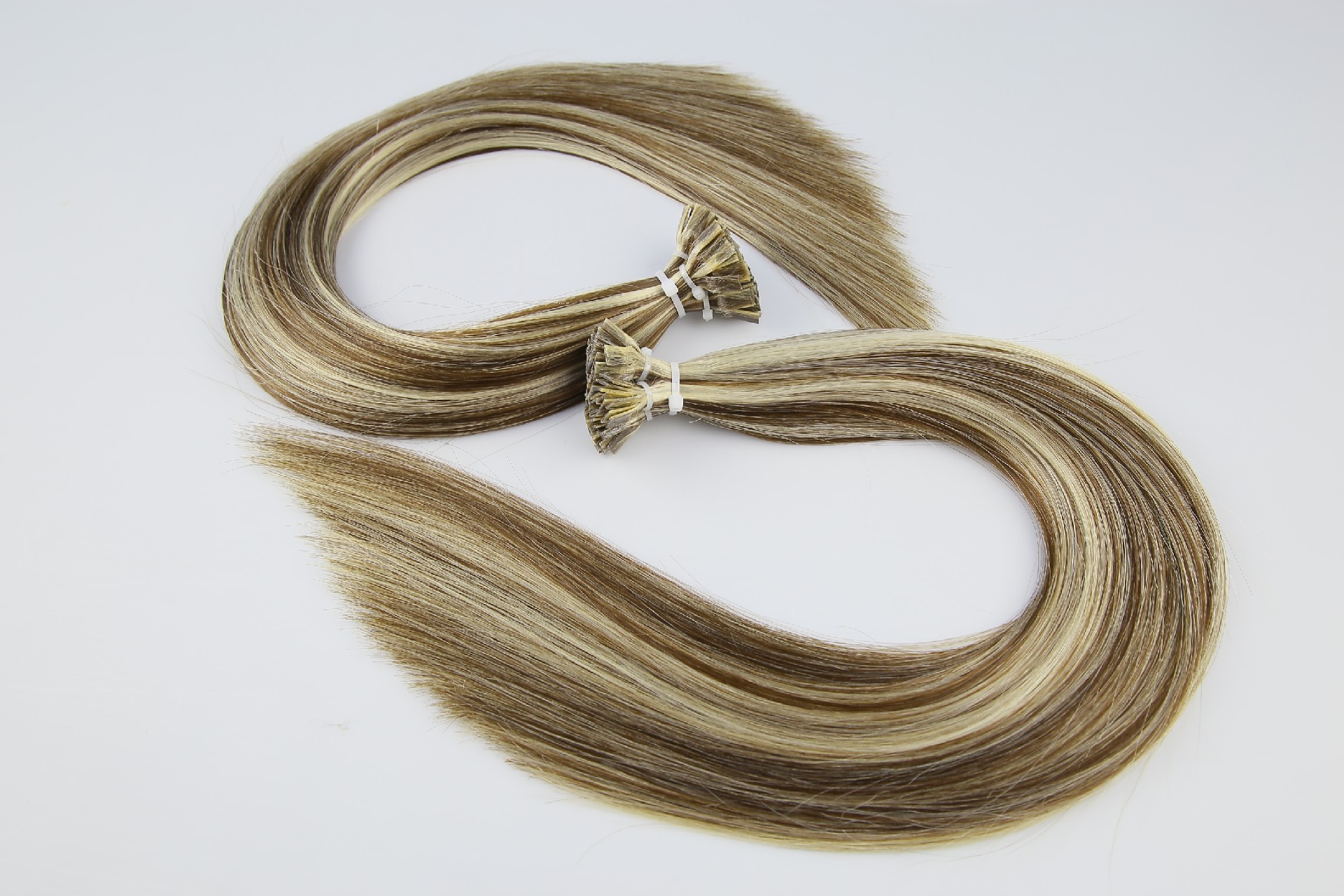 20inch P4-613# Double Drawn Flat Tip 100% Virgin Cuticle Raw Hair extensions