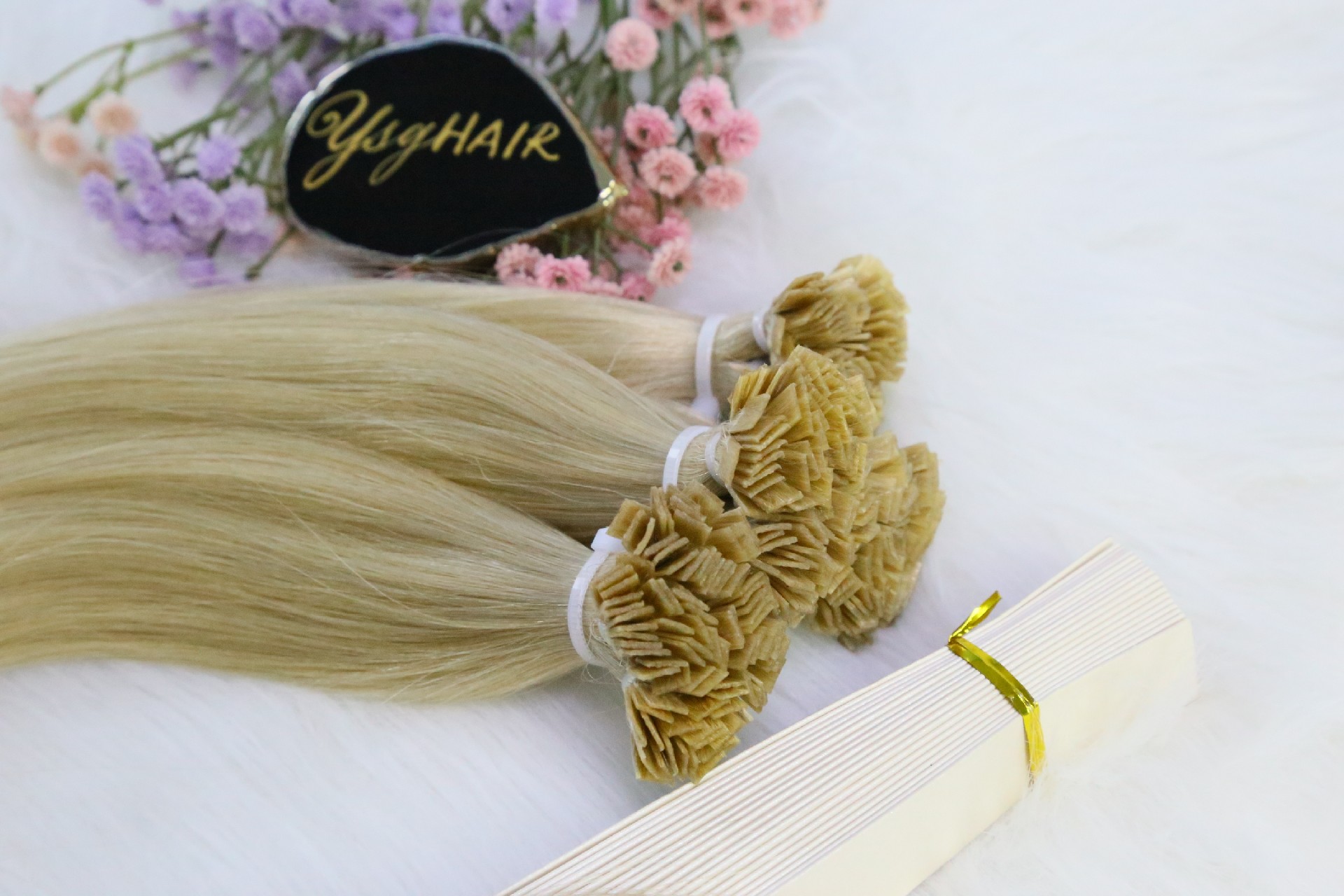 20inch M18-60#  Double Drawn Flat Tip 100% Virgin Cuticle Raw Hair extensions