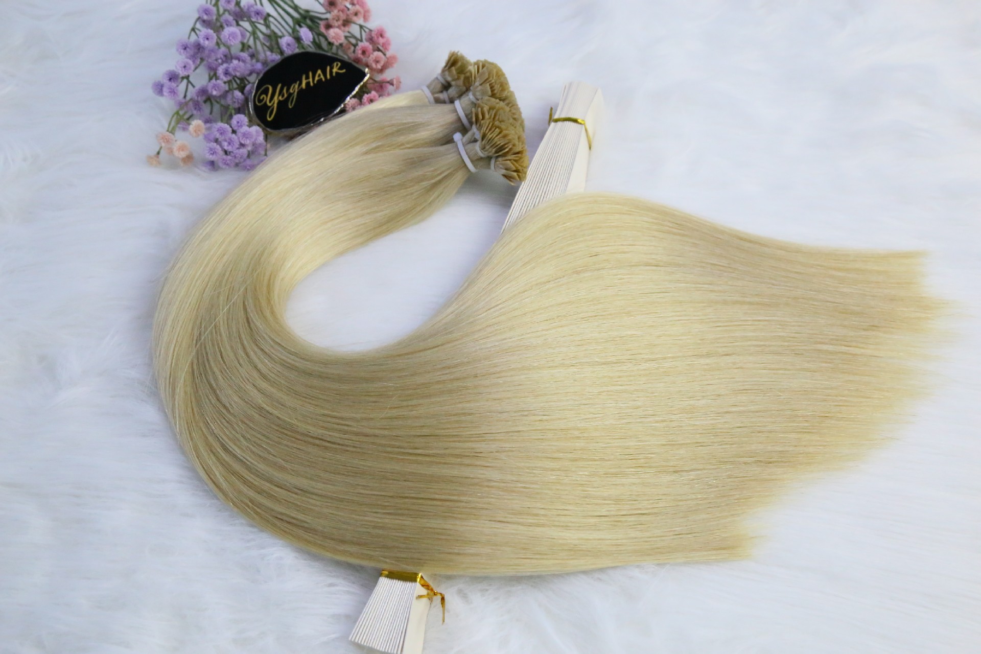 20inch M18-60#  Double Drawn Flat Tip 100% Virgin Cuticle Raw Hair extensions