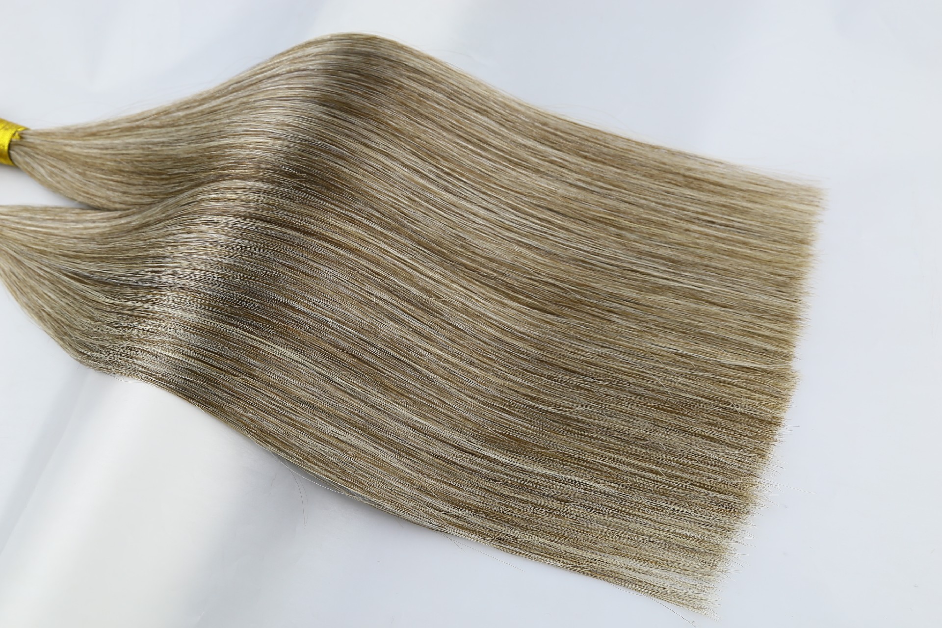 18inch M4-613# Double drawn handtied weft human hair extensions