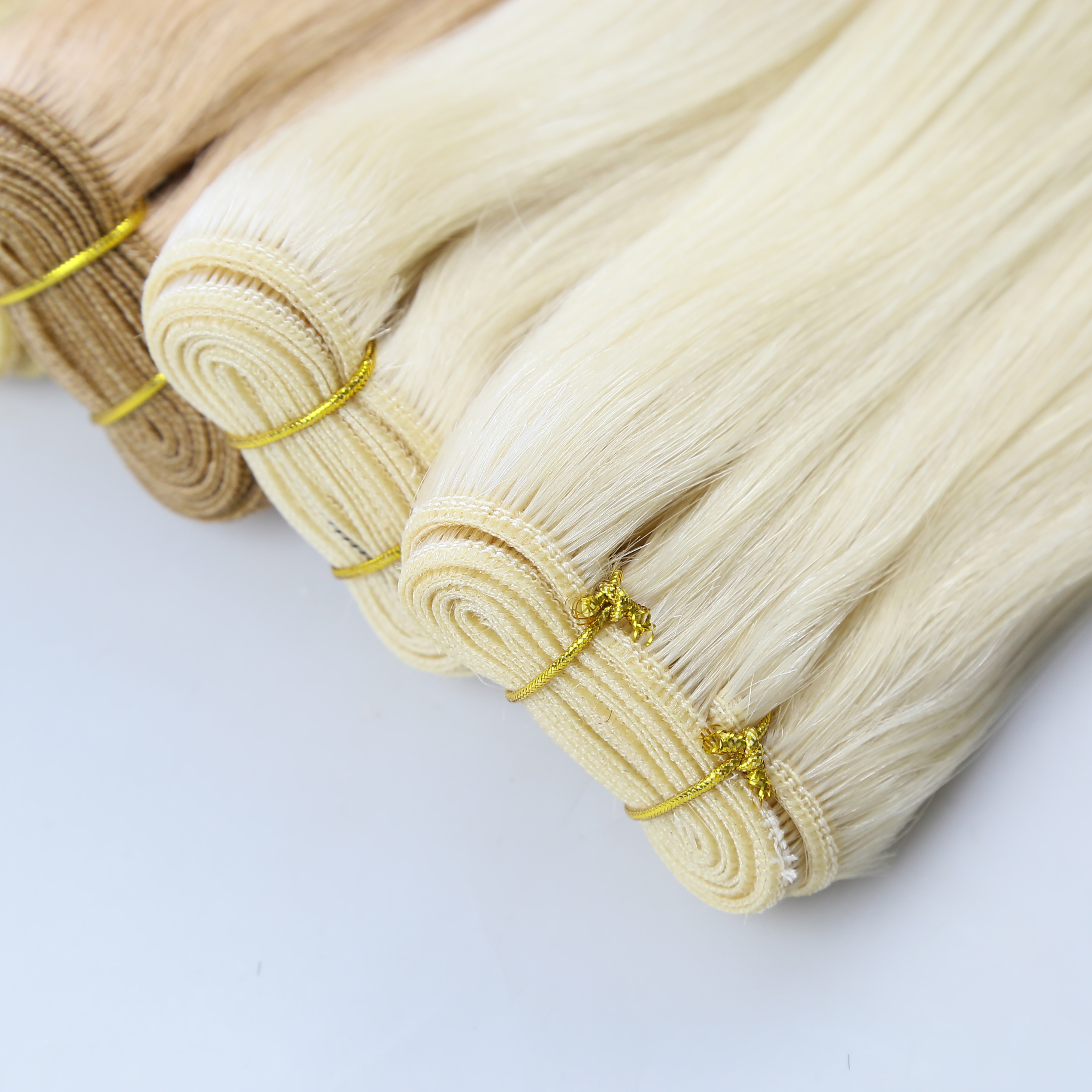 Top Quality Direct Factory Luxury Virgin Russian Double Drawn Balayage Hair Bundle