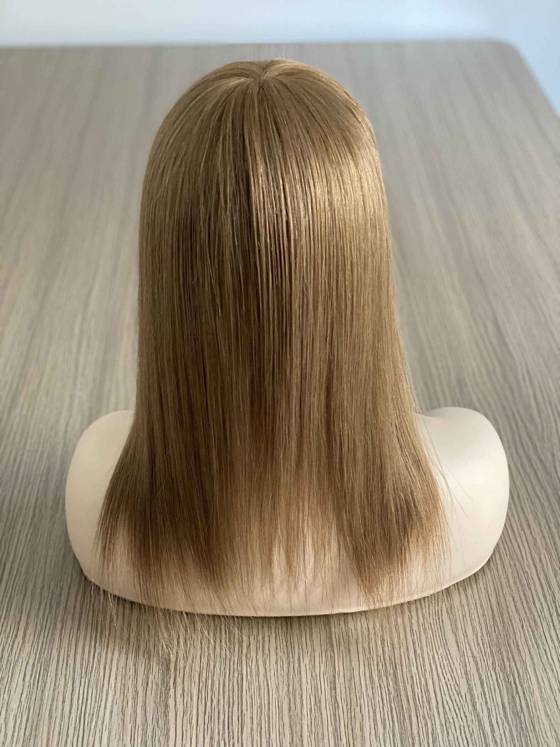 Top European Human Hair Topper 16inch 8# 6X6