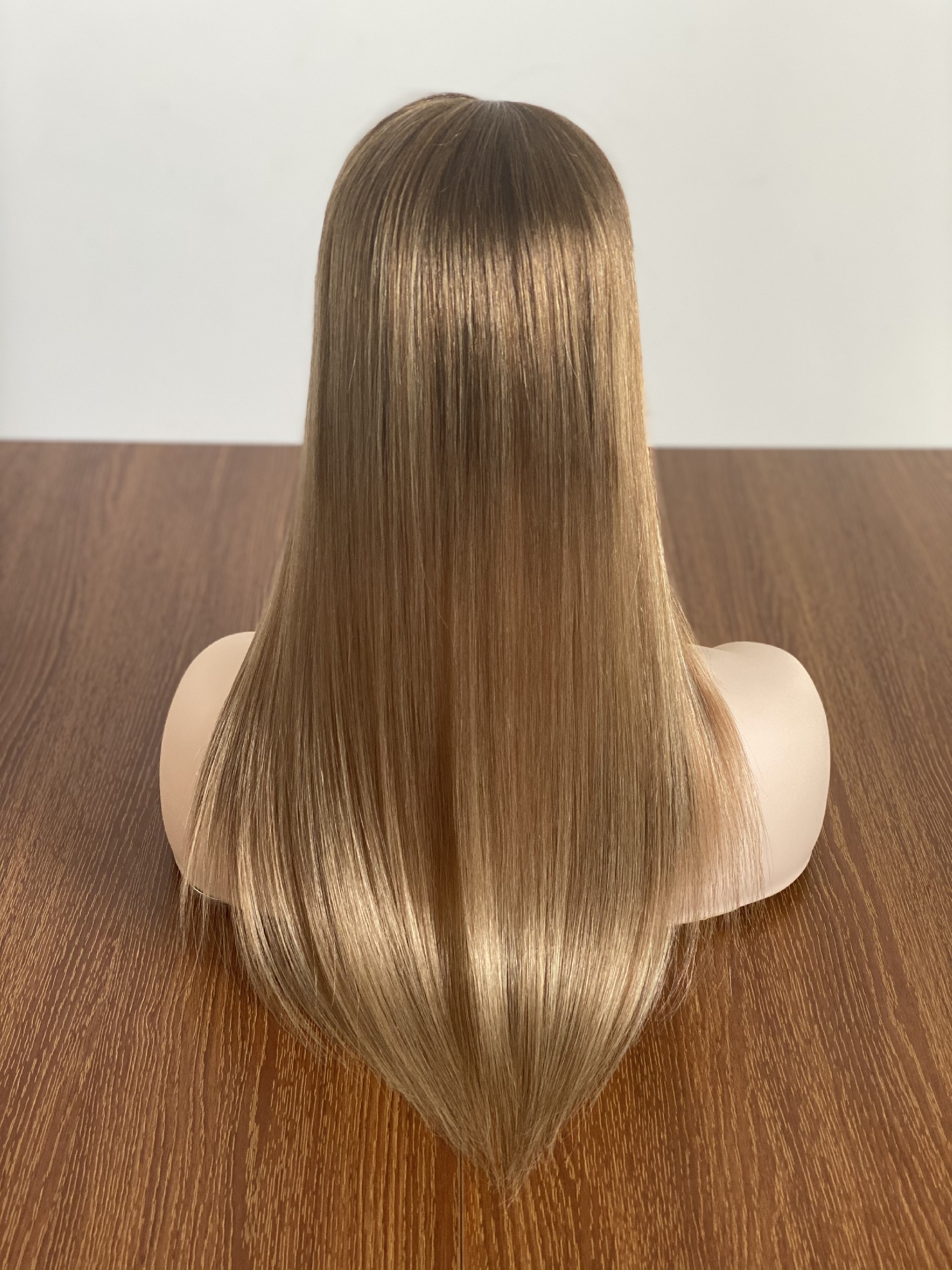 18inch Caramel# Silk Top Wefted Back 6X6.5