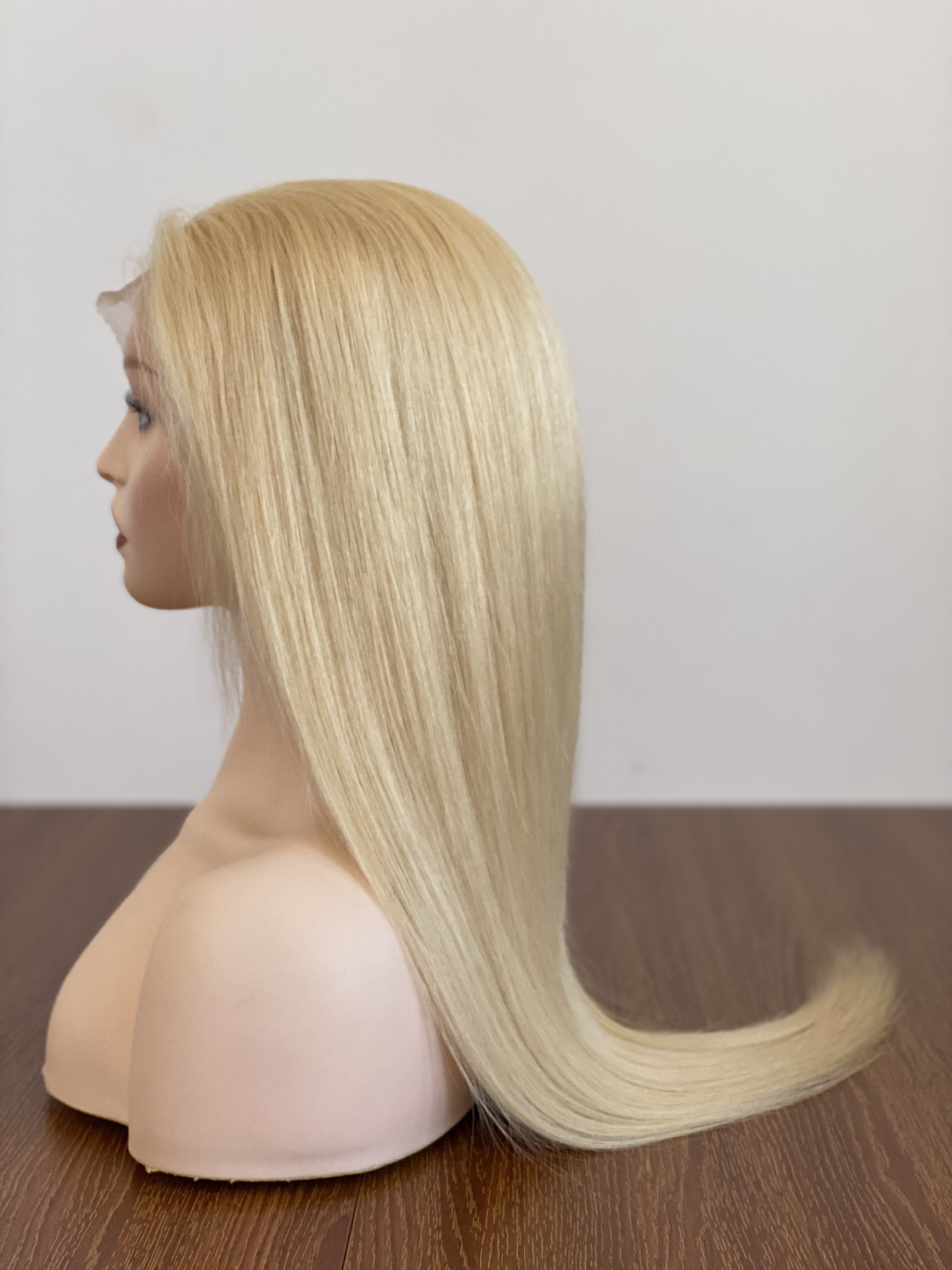 Raw Hair Full Lace Wig 613 Color