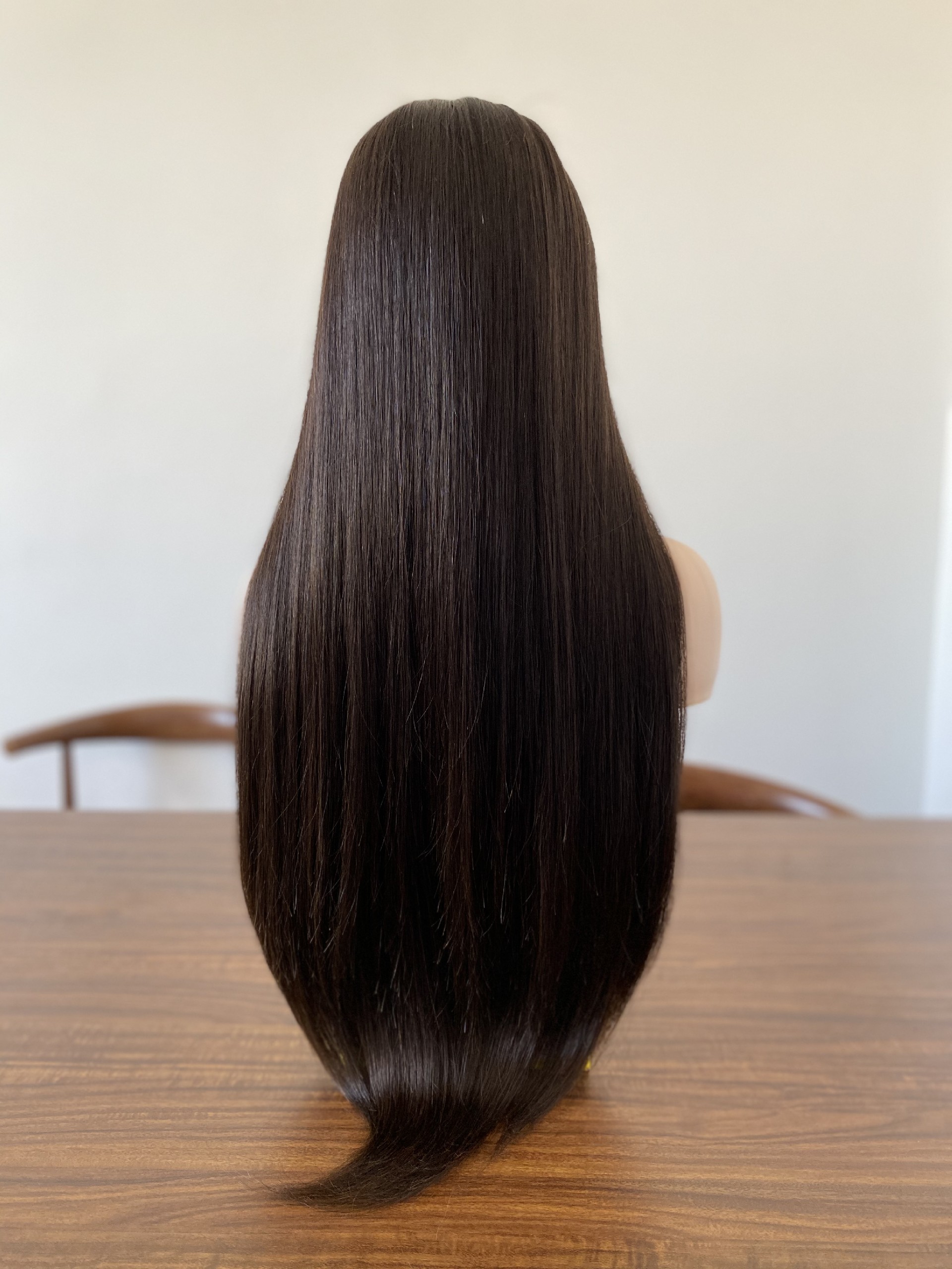 Raw Hair 4X4 silk base full lace wig Natural Color/2#/4#/613#