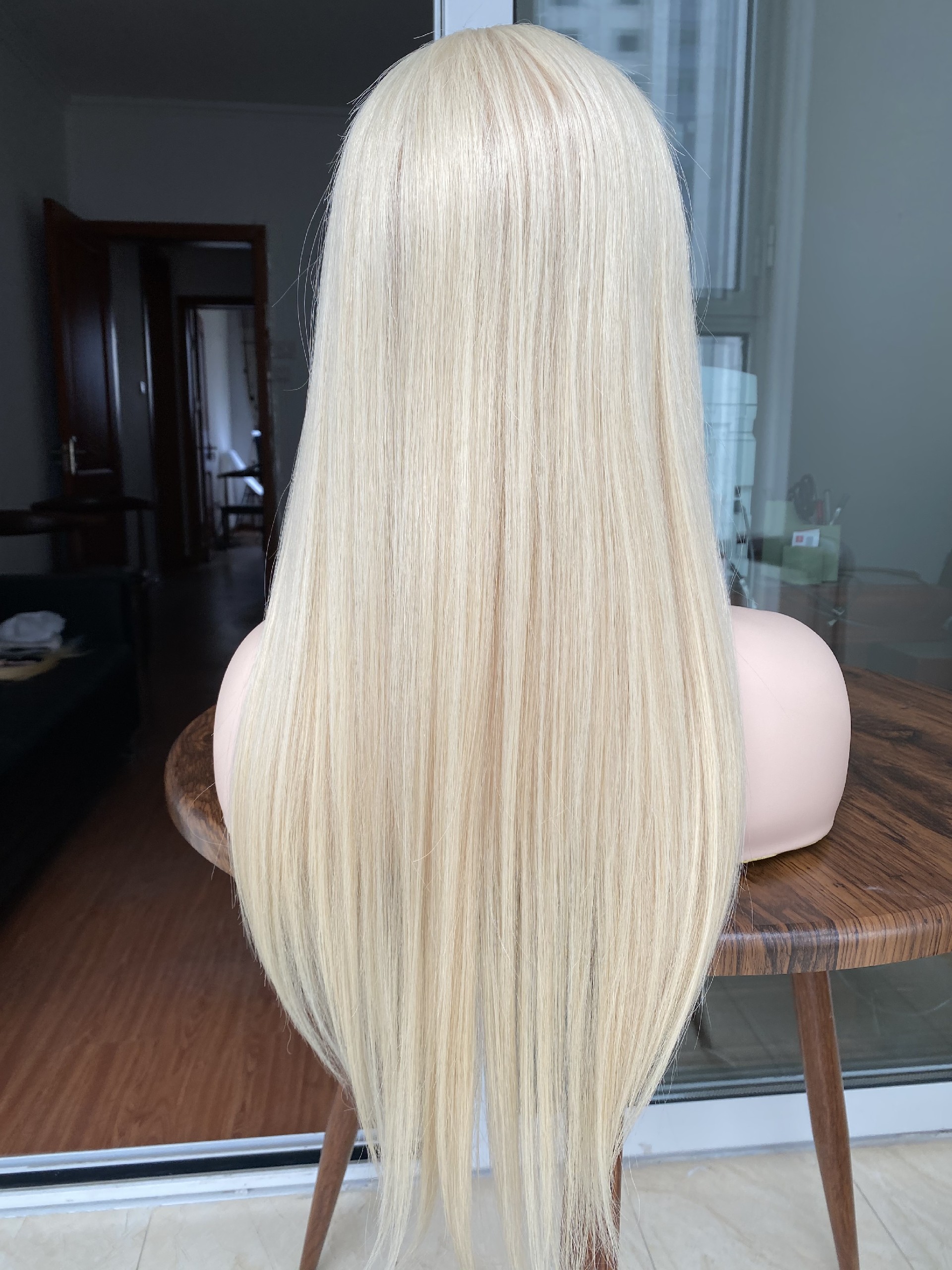 Raw Hair 4X4 silk base full lace wig Natural Color/2#/4#/613#