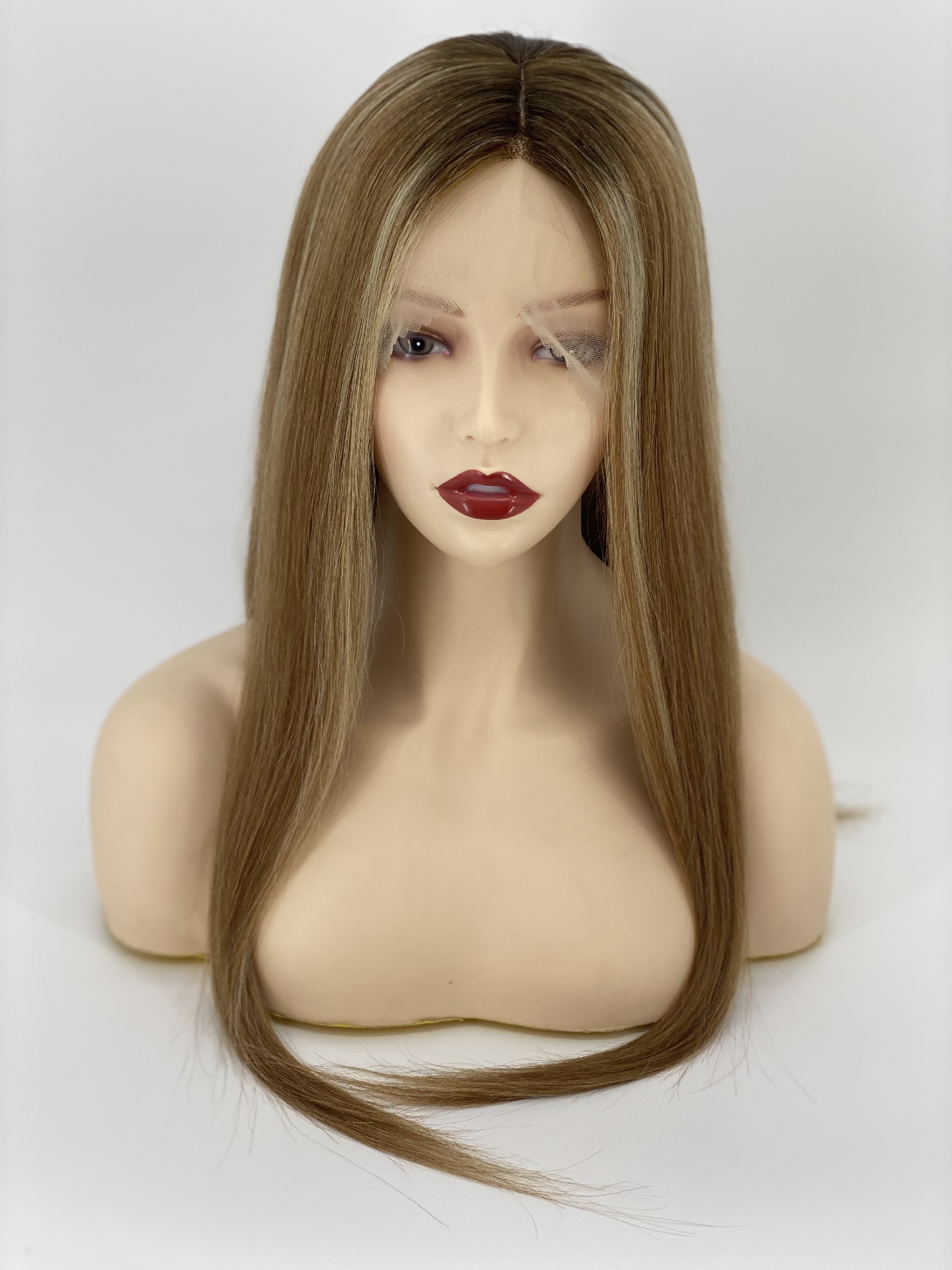 20inch T4-8-60 4X4 silk base top Full Lace Wig
