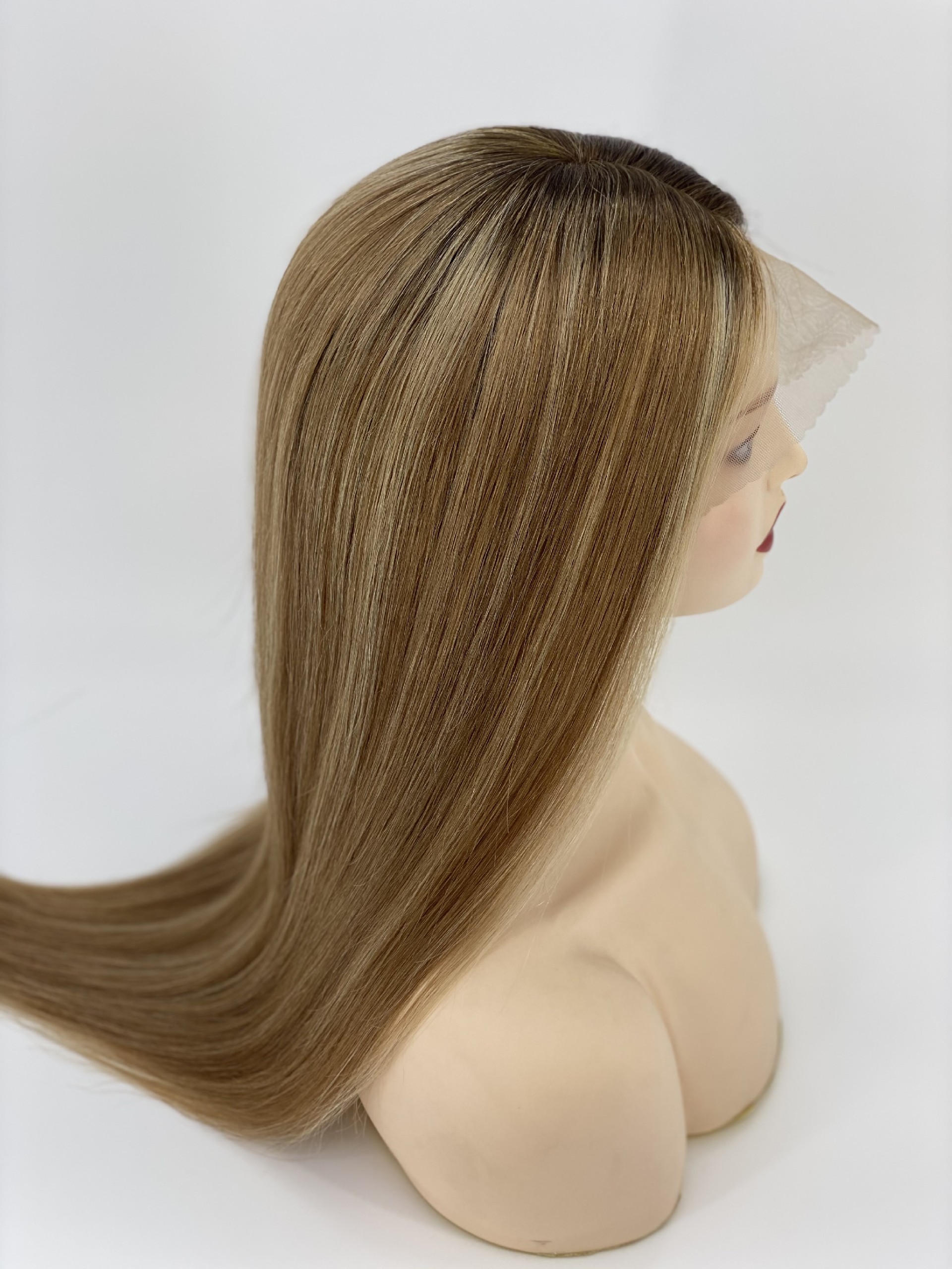20inch T4-8-60 4X4 silk base top Full Lace Wig