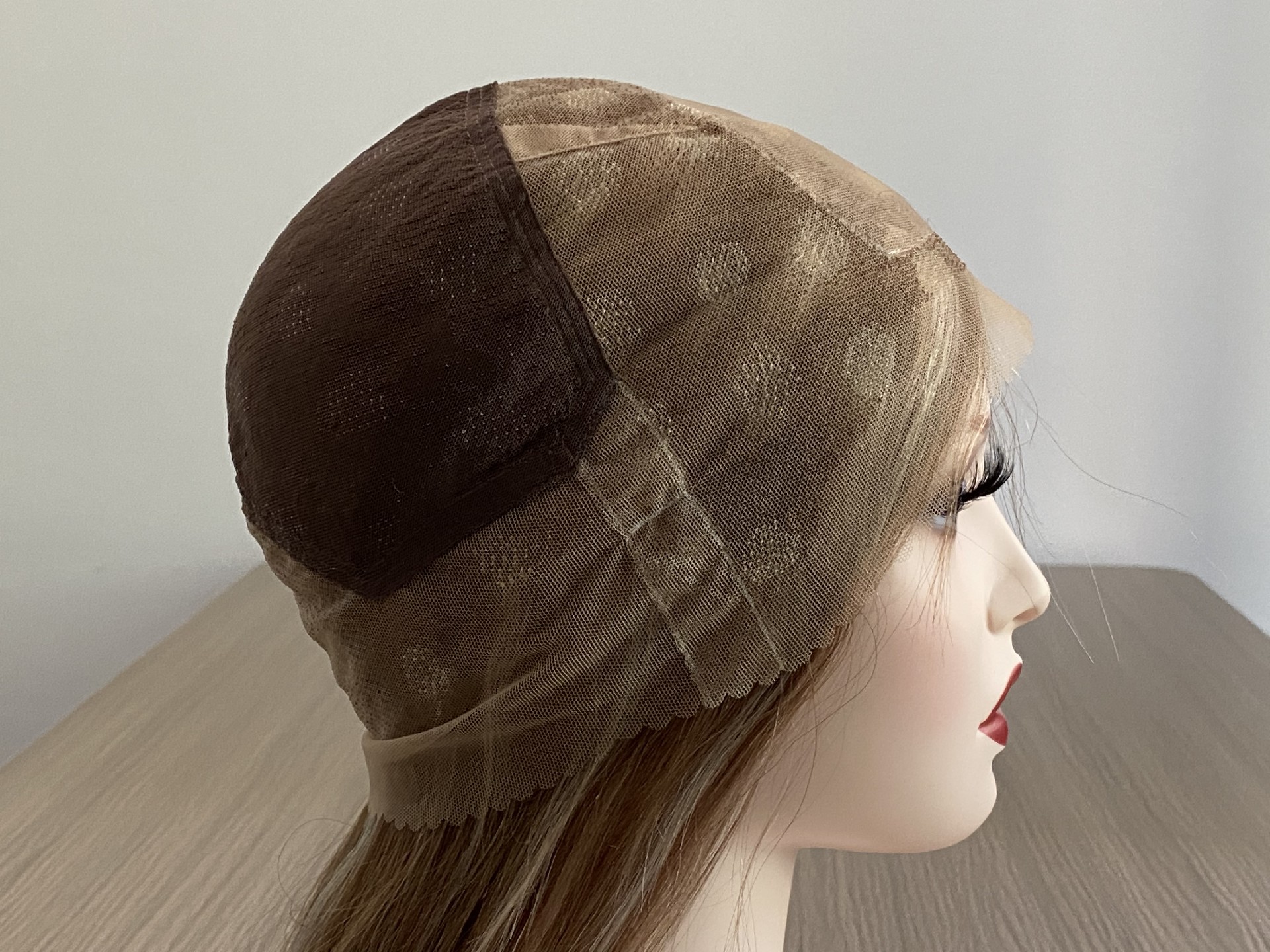 Raw Hair 18inch T6-8-613# full lace wig