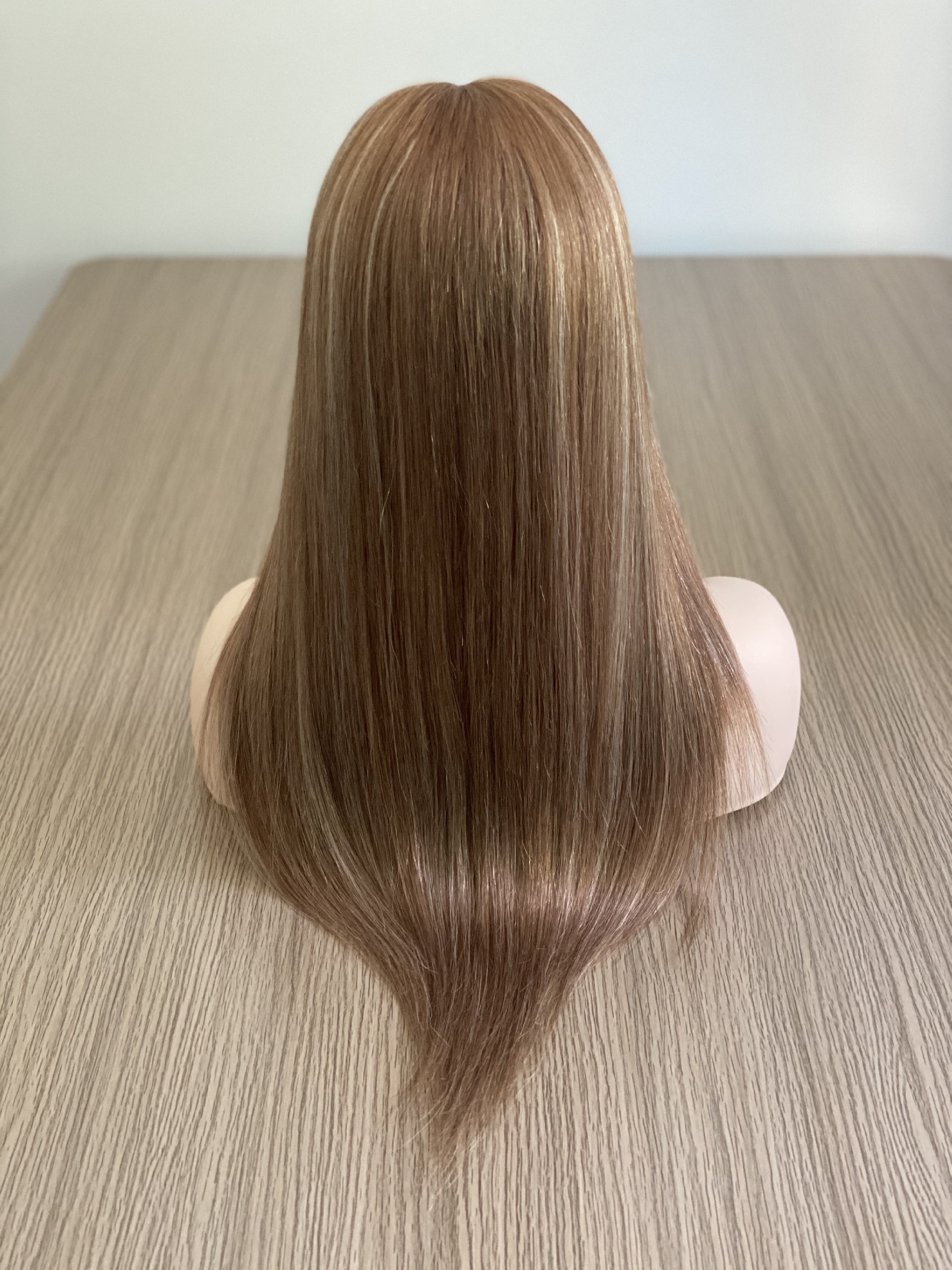 Raw Hair 18inch T6-8-613# full lace wig