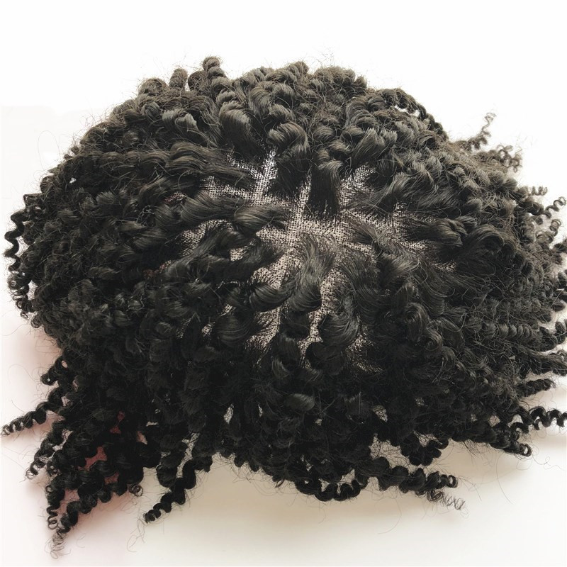 100% Indian Remy Hair Australia Afro Toupee For Men Cheap Soft Lace In Middle And Pu Around Hairpiec
