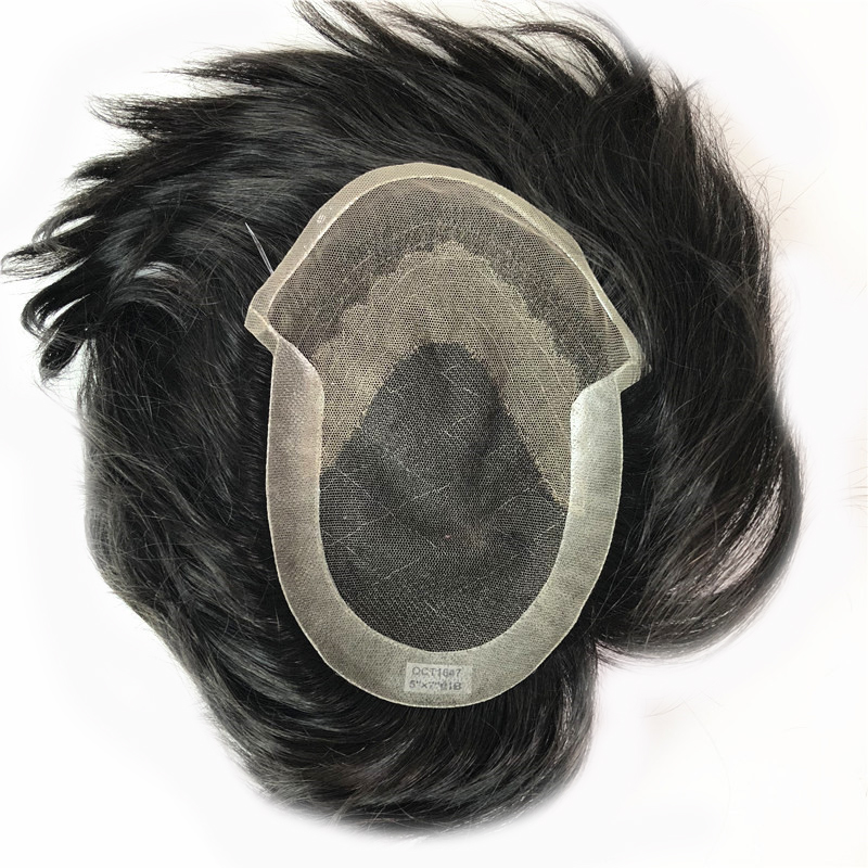 High Quality Of Men Toupee Best Seller Cheap Price Hair Wig For Men OCT Double Lace Frontal Lace Pro