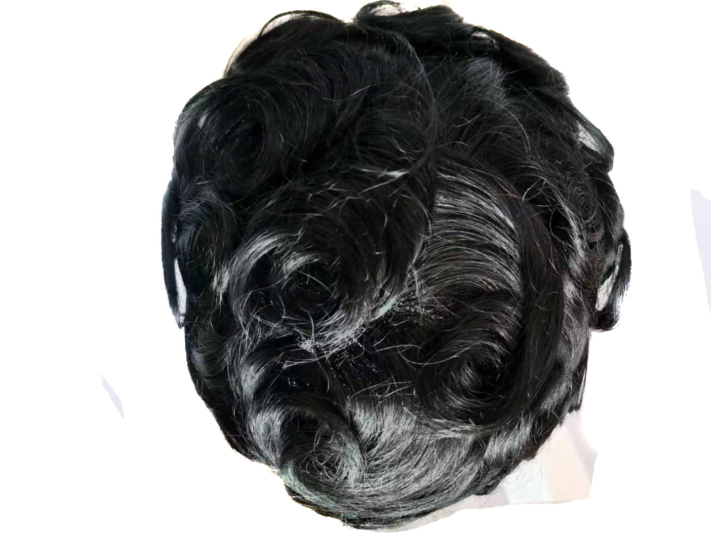 Best Selling Hot Popular Men Toupee Jet Black Hair Wig For Man Jet Black Hairpieces Natural Hairline