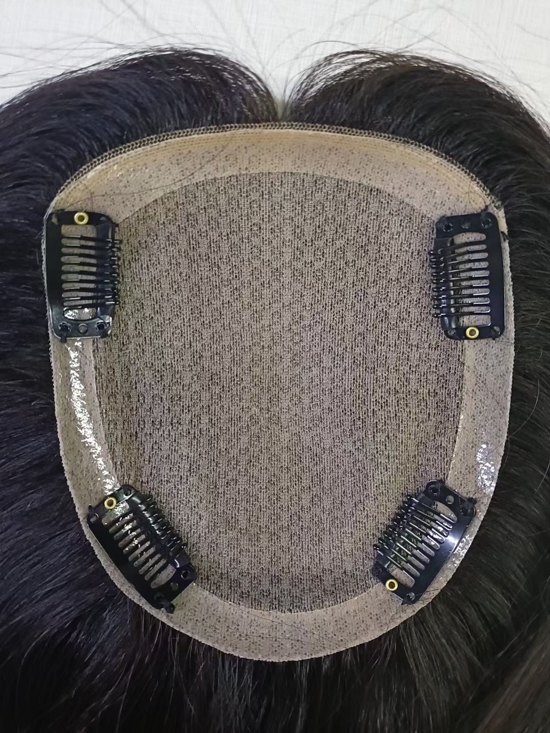 Women human hair topper Silk Base Women Hair Topper In Stock